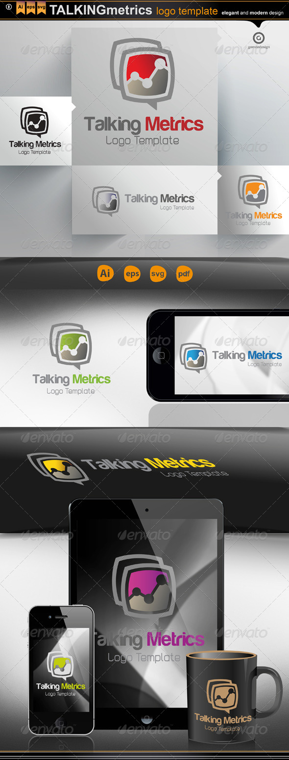 Talking Metrics - Logo Templates