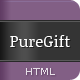 Pure Gift - Business &amp; Portfolio HTML Theme - ThemeForest Item for Sale