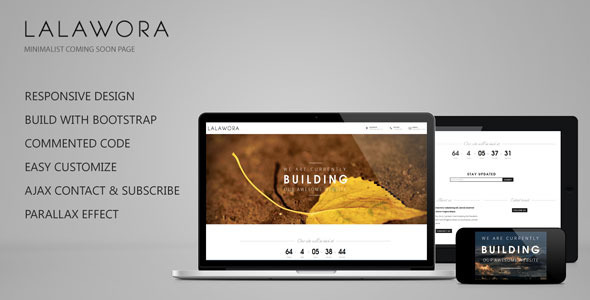 Lalawora - Responsive Coming Soon Page - Under Construction Specialty Pages