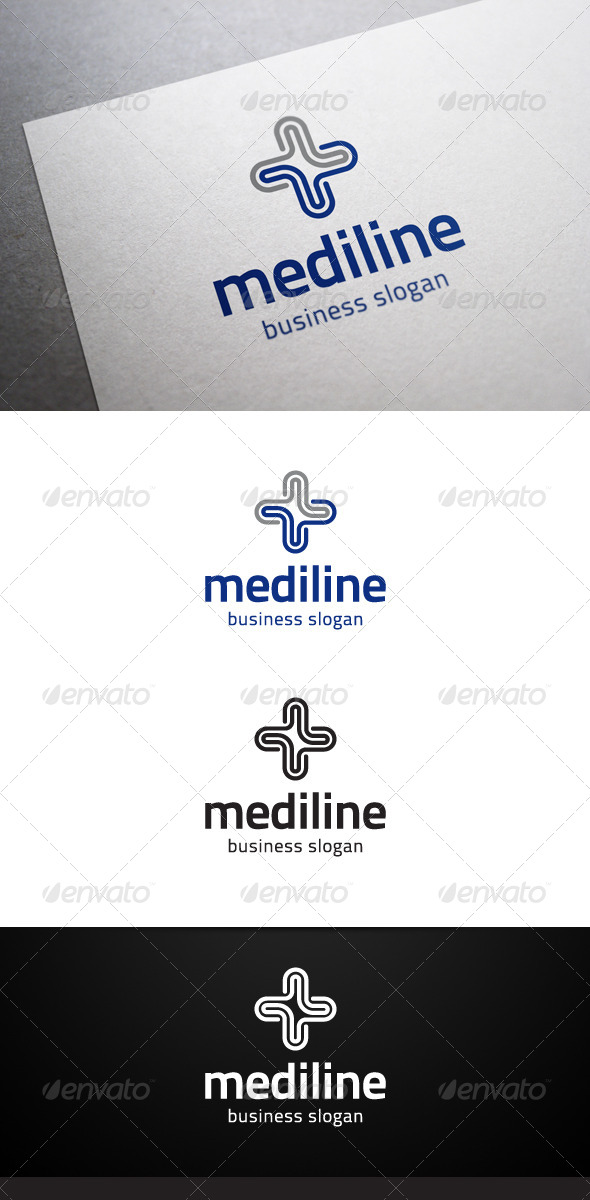 GraphicRiver Mediline Logo 4980751 GraphicRiver Mediline Logo 4980751