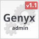 Genyx - Responsive Admin Template - ThemeForest Item for Sale