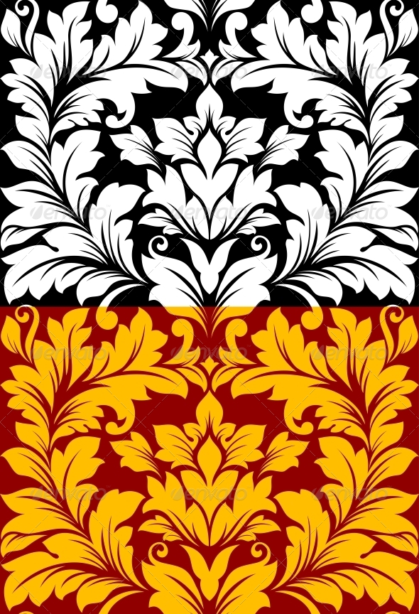 GraphicRiver Seamless Pattern in Retro Damask Floral 4986121 GraphicRiver Seamless Pattern in Retro Damask Floral 4986121