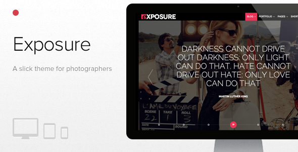 Exposure, Fullscreen Responsive Photography theme - Photography Creative
