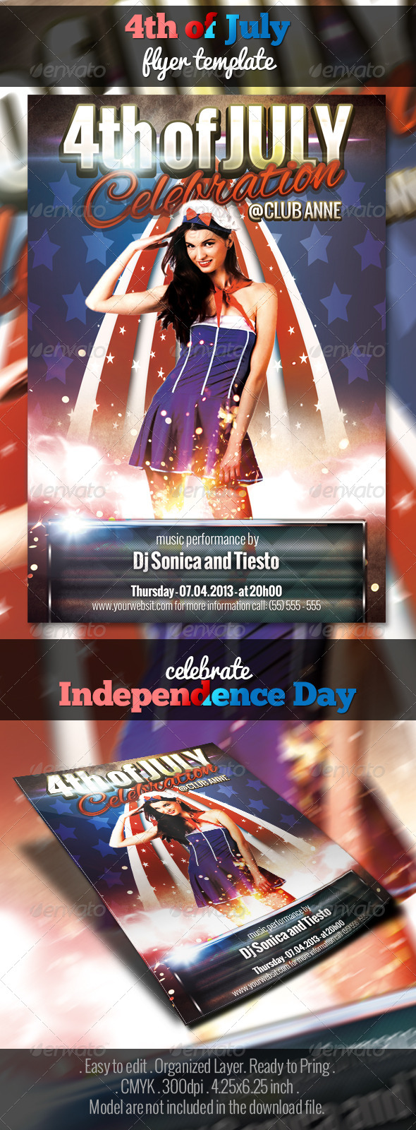 GraphicRiver 4th of July Flyer Template 4930321 GraphicRiver 4th of July Flyer Template 4930321