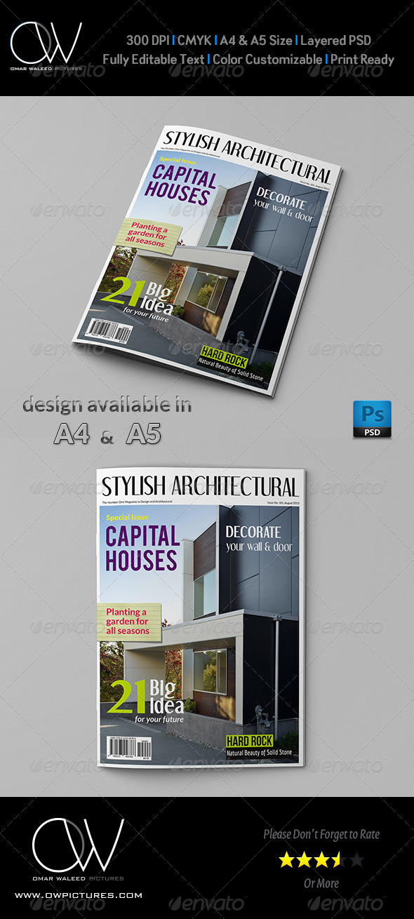 GraphicRiver Architectural Magazine Cover 4923680 GraphicRiver Architectural Magazine Cover 4923680