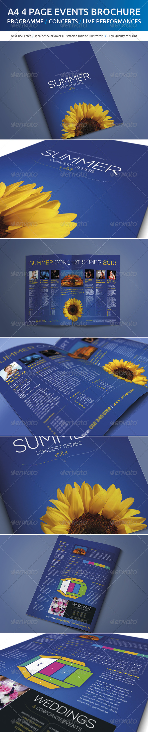 GraphicRiver A4 Events Brochure 4997805 GraphicRiver A4 Events Brochure 4997805