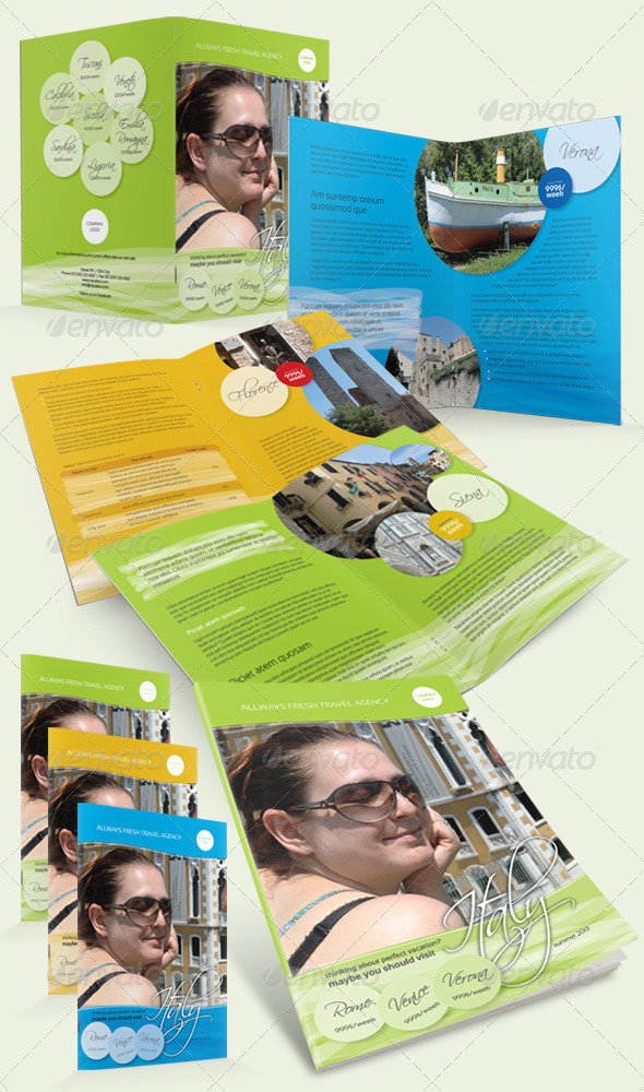 Holiday Travel Brochure - Brochures Print Templates