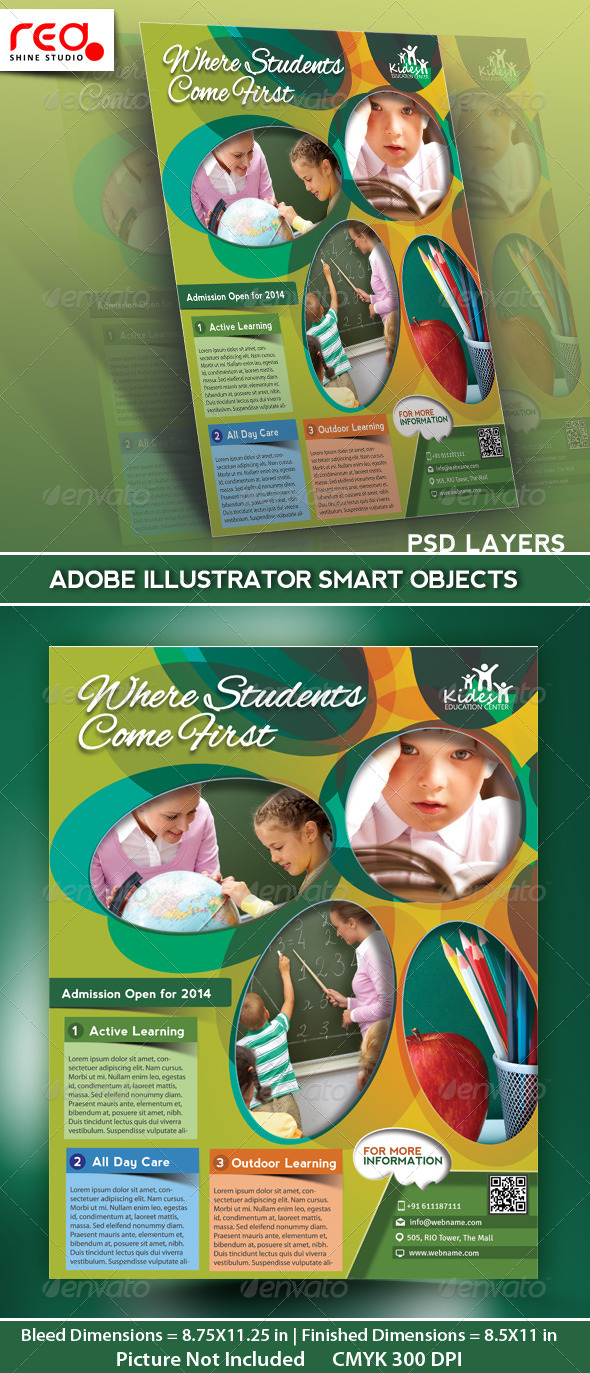 GraphicRiver Junior School Promotion Flyer Poster Template 5006017 GraphicRiver Junior School Promotion Flyer Poster Template 5006017