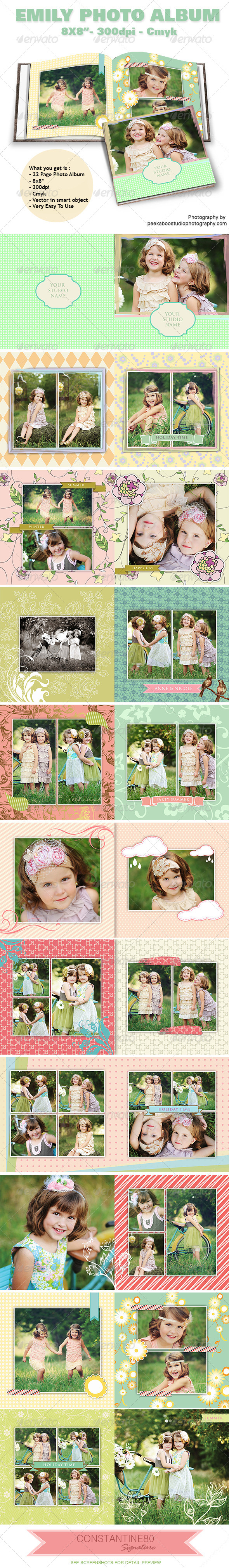 GraphicRiver Emily Photo Album 4849169 GraphicRiver Emily Photo Album 4849169