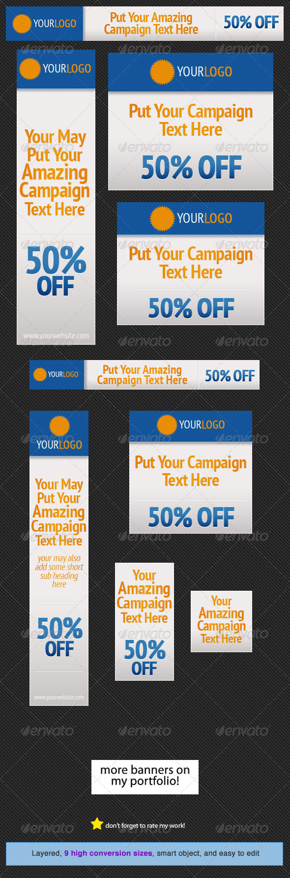 GraphicRiver Orange Blue Web Banner Design Template 5009029 GraphicRiver Orange Blue Web Banner Design Template 5009029