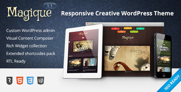 Magique - Ultimate Creative WordPress Theme - Creative WordPress