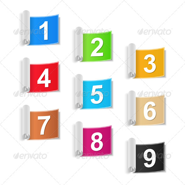 GraphicRiver Numbers Set 5013124 GraphicRiver Numbers Set 5013124