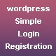 WP Simple Login Registration Plugin WP Simple Login Registration Plugin - CodeCanyon Item for Sale
