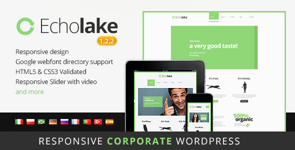 Echolake - Premium Wordpress Theme - Business Corporate