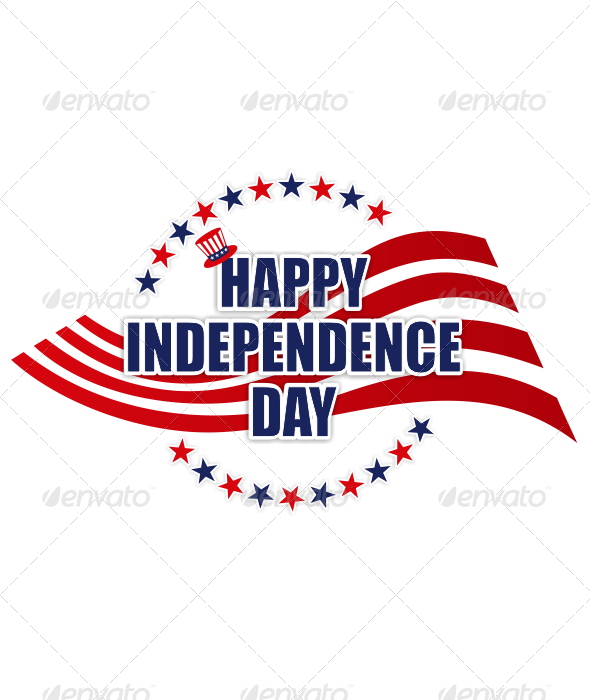 GraphicRiver Happy Independence Day Sign 4872164 GraphicRiver Happy Independence Day Sign 4872164