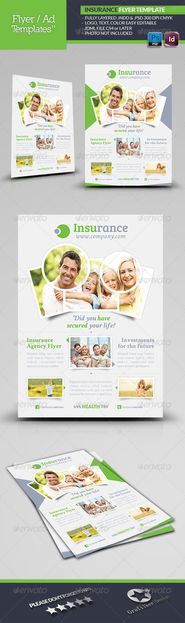 GraphicRiver Insurance Agency Flyer Template 5022055 GraphicRiver Insurance Agency Flyer Template 5022055