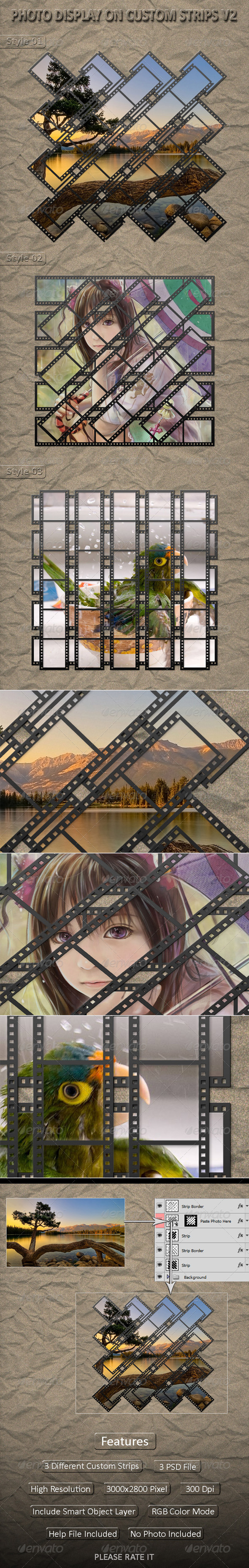 GraphicRiver Photo Display on Custom Strips V2 5024635 GraphicRiver Photo Display on Custom Strips V2 5024635