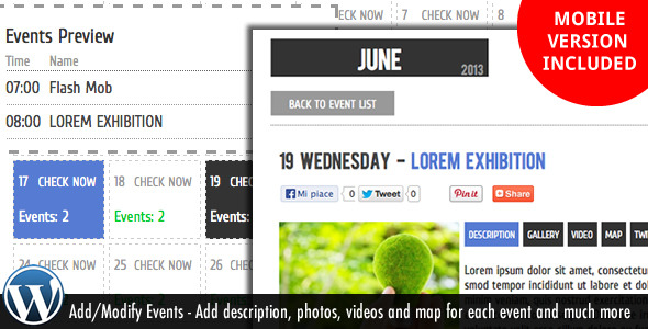 CodeCanyon WP Events Calendar Plugin 5025660 CodeCanyon WP Events Calendar Plugin 5025660