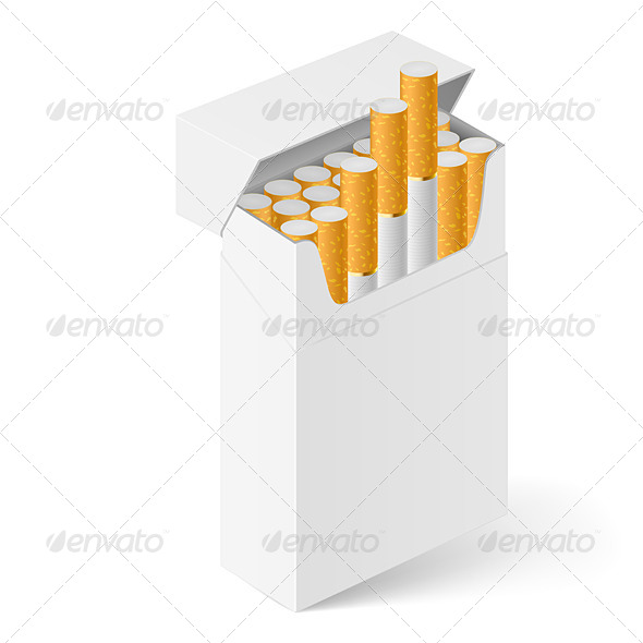 GraphicRiver White Pack of Cigarettes 5026968 GraphicRiver White Pack of Cigarettes 5026968
