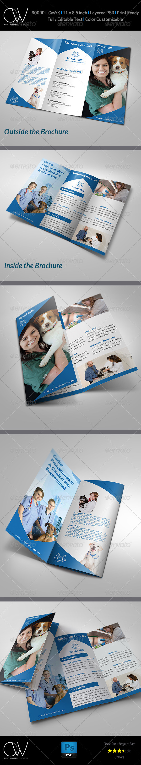 GraphicRiver Veterinarian Clinic Brochure Template 5027716 GraphicRiver Veterinarian Clinic Brochure Template 5027716