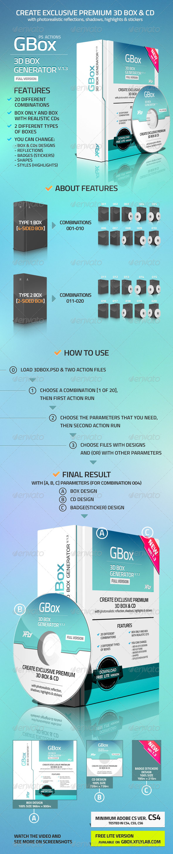 GraphicRiver 3D Box Generator GBox v1.3 5028352 GraphicRiver 3D Box Generator GBox v1.3 5028352