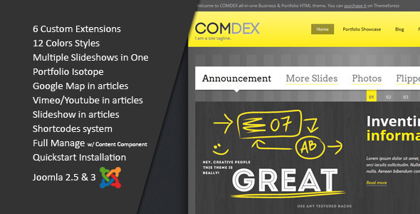 ComDex :: Clean and Modern Joomla Template - Corporate Joomla