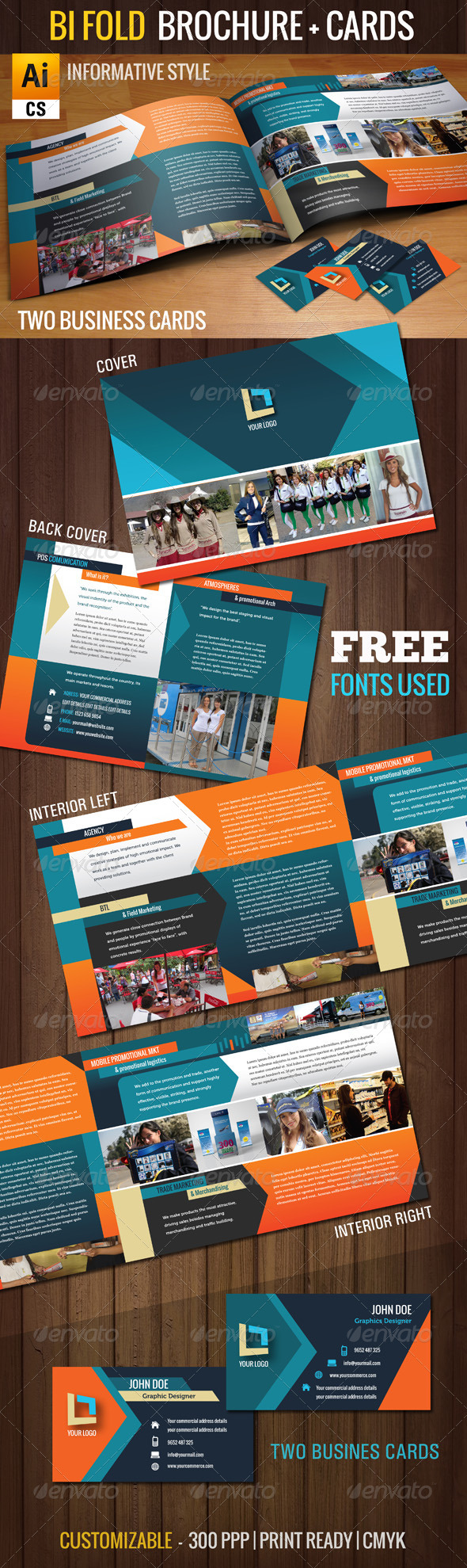 GraphicRiver 2 Bi Fold Template Package 4896959 GraphicRiver 2 Bi Fold Template Package 4896959