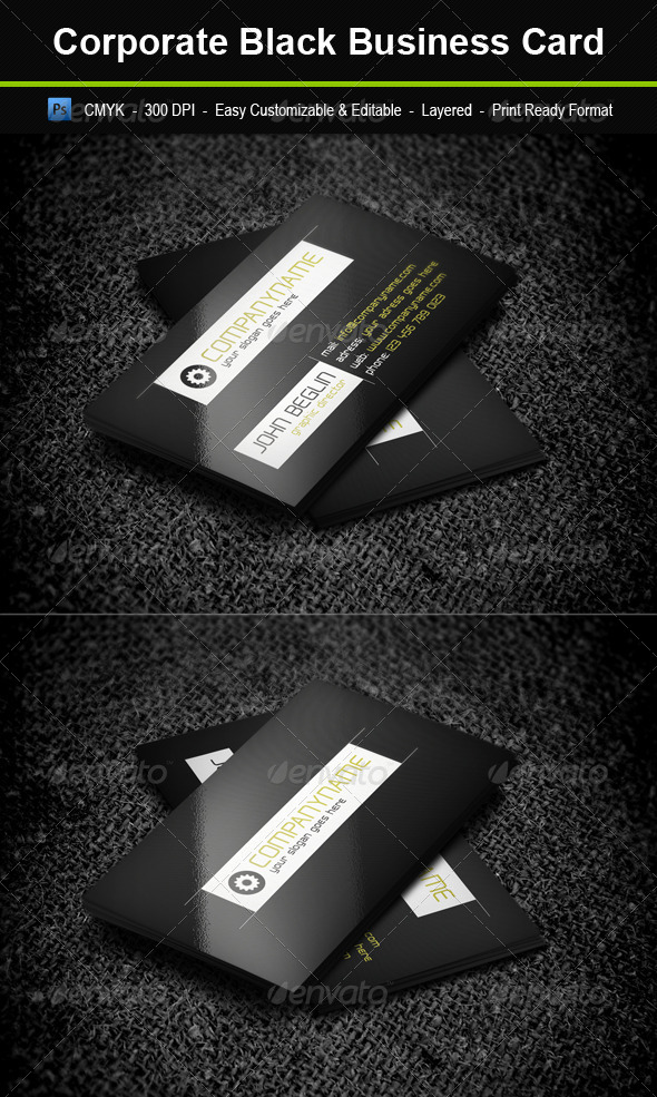 GraphicRiver Corporate Black Business Card 5031435 GraphicRiver Corporate Black Business Card 5031435
