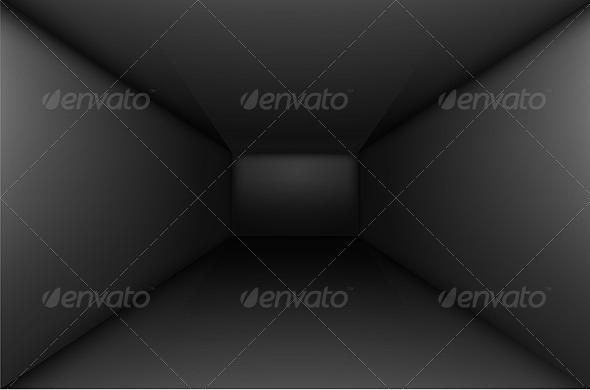GraphicRiver Black Empty Room 5033693 GraphicRiver Black Empty Room 5033693