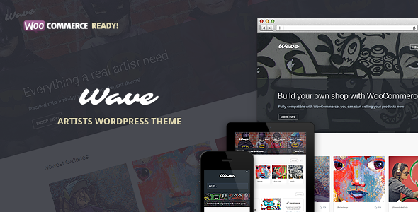 ThemeForest Wave WordPress Theme for Artists 5038373 ThemeForest Wave WordPress Theme for Artists 5038373