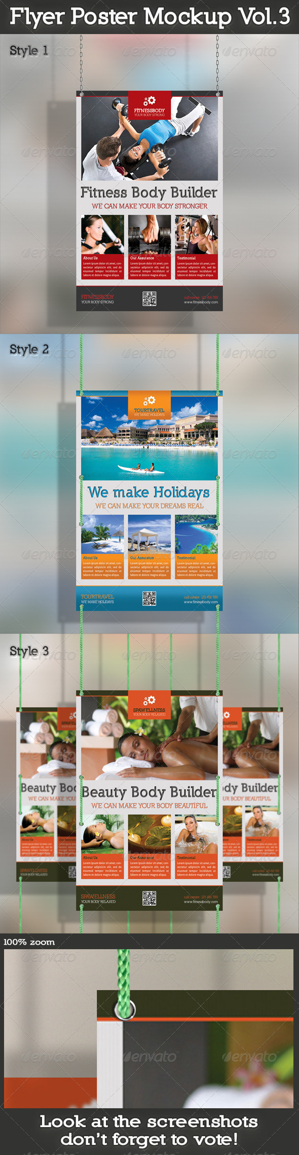 GraphicRiver Flyer Mockup Vol.3 5039376 GraphicRiver Flyer Mockup Vol.3 5039376