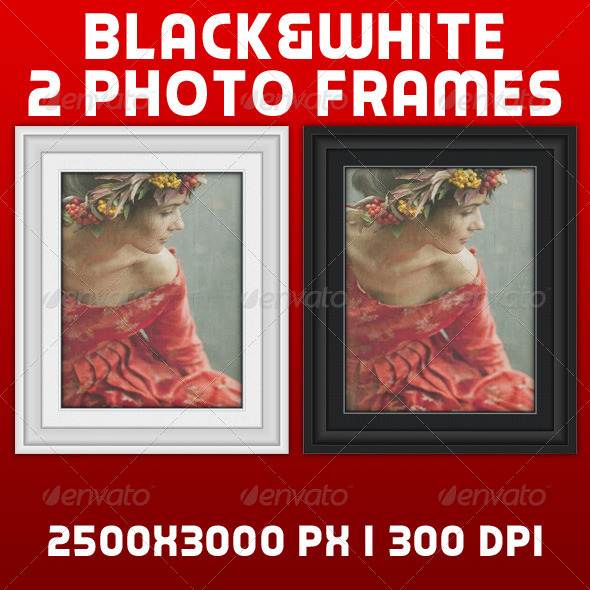 GraphicRiver White and Black Photo Frames 5039479 GraphicRiver White and Black Photo Frames 5039479