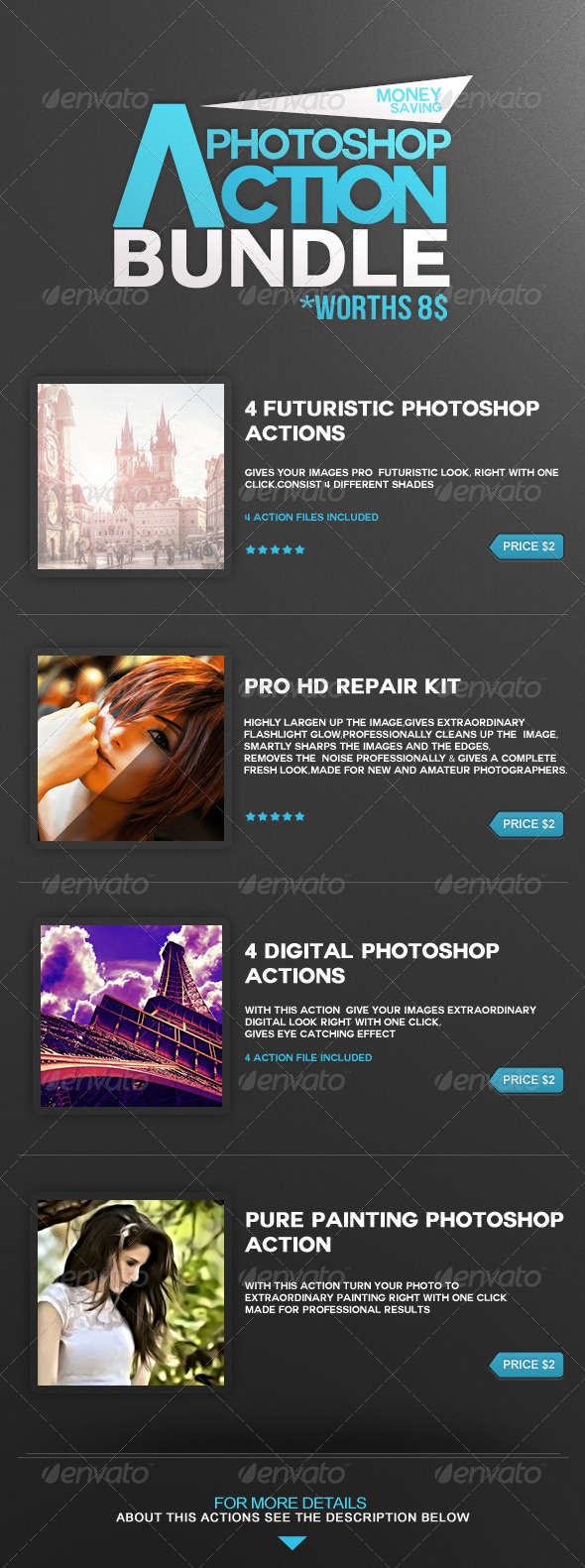 Photoshop Action Bundle - Photo Effects Actions