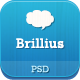Brillius - Creative One Page PSD template - ThemeForest Item for Sale