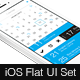 iOS Flat UI Set iOS Flat UI Set - GraphicRiver Item for Sale