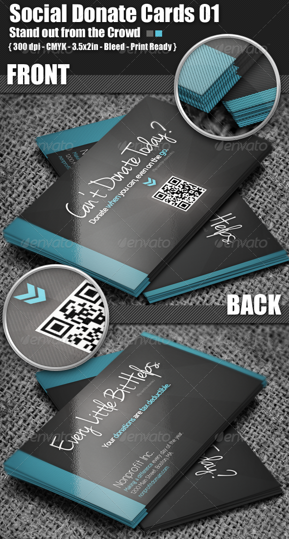 GraphicRiver Social Donate Business Cards 01 5043002 GraphicRiver Social Donate Business Cards 01 5043002