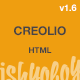 Creolio - Personal portfolio and microblog HTML - ThemeForest Item for Sale