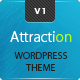 Attraction Responsive Wordpress Landing Page - ThemeForest Item for Sale