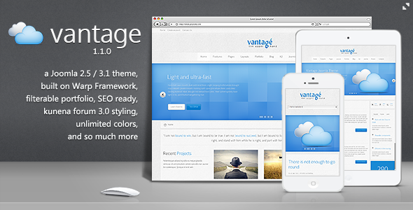 Vantage - Clean Responsive Joomla Theme - Business Corporate