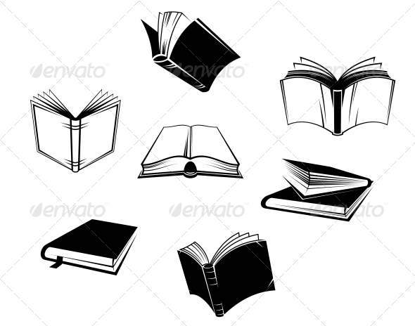 GraphicRiver Books Icons and Symbols 5046534 GraphicRiver Books Icons and Symbols 5046534