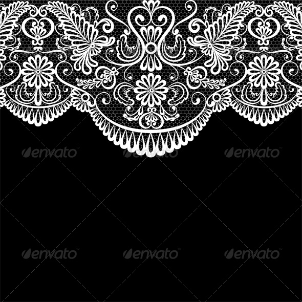 GraphicRiver Invitation or Greeting Card with Lace Border 5052109 GraphicRiver Invitation or Greeting Card with Lace Border 5052109