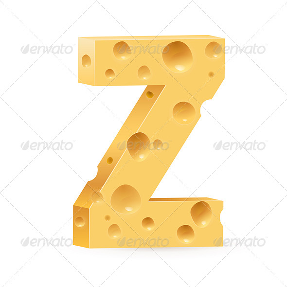 GraphicRiver Letter made of Cheese 5052699 GraphicRiver Letter made of Cheese 5052699