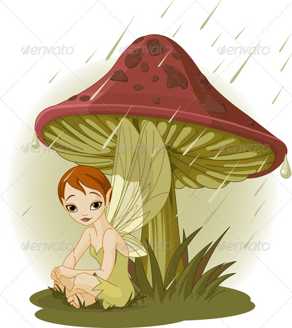 GraphicRiver Fairy under Mushroom 5053192 GraphicRiver Fairy under Mushroom 5053192