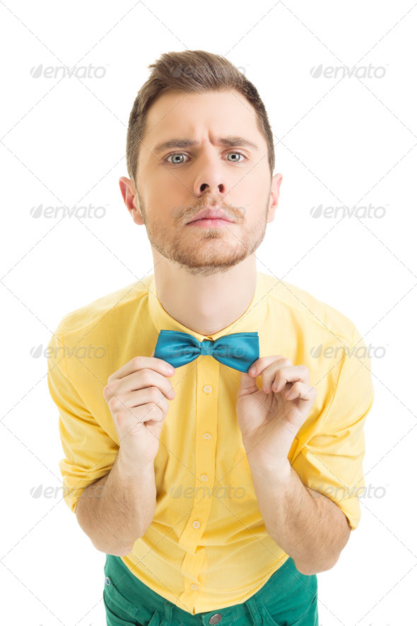 Bowtie must fit - Stock Photo - Images