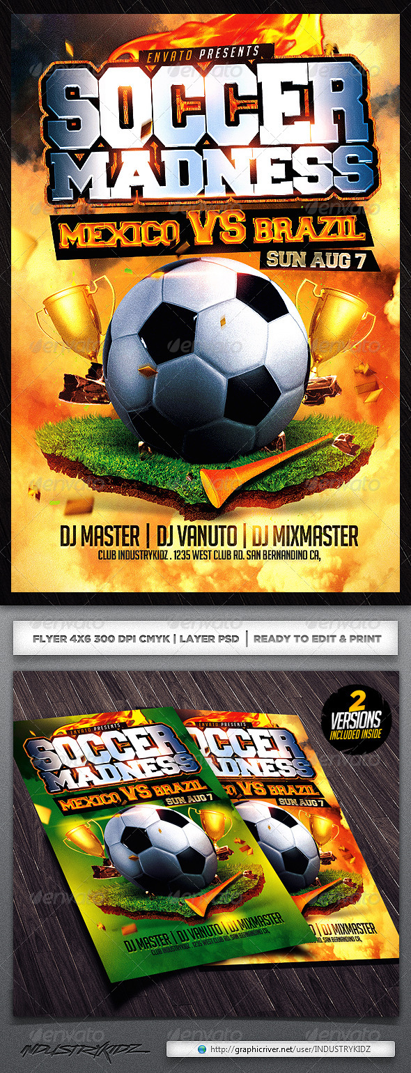 Soccer Flyer Template - Sports Events