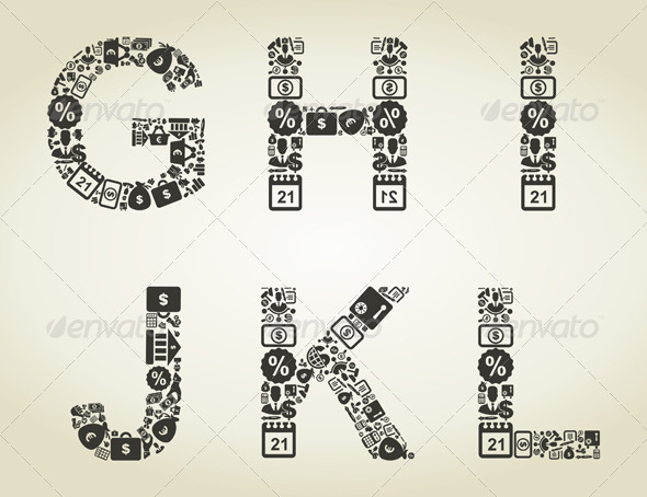 GraphicRiver Alphabet Business 3 5057121 GraphicRiver Alphabet Business 3 5057121