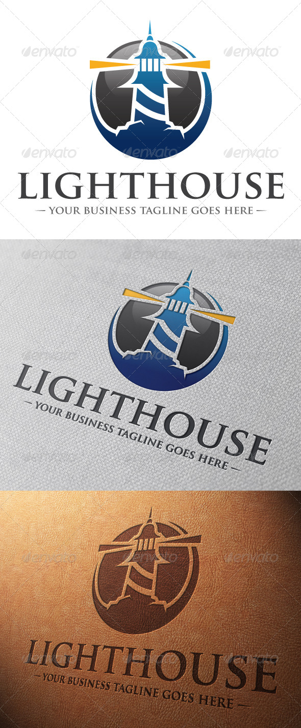 GraphicRiver Lighthouse Logo Template 5057759 GraphicRiver Lighthouse Logo Template 5057759