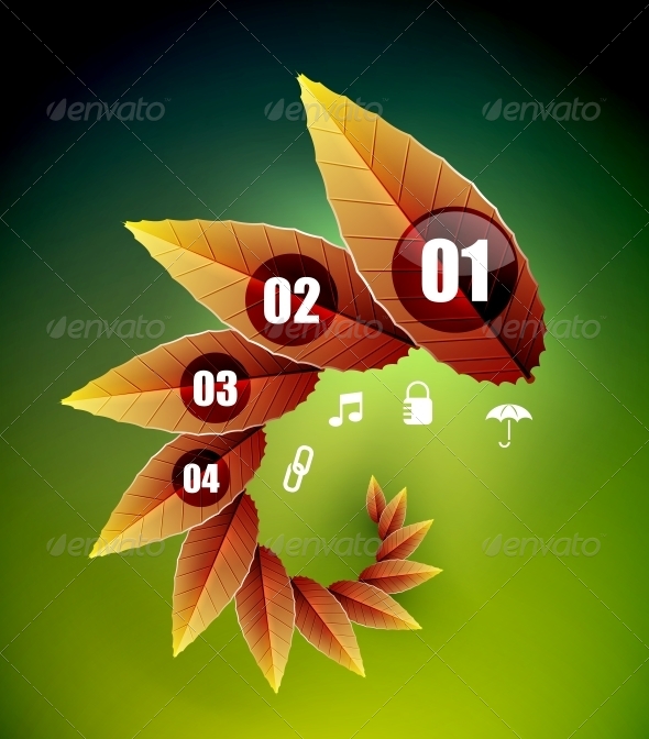 GraphicRiver Green Leaves and Glass Background 5058462 GraphicRiver Green Leaves and Glass Background 5058462