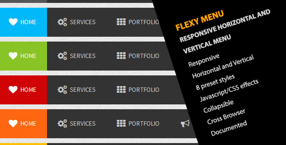 CodeCanyon Flexy Menu Responsive Horizontal & Vertical Menu 5059149 CodeCanyon Flexy Menu Responsive Horizontal & Vertical Menu 5059149