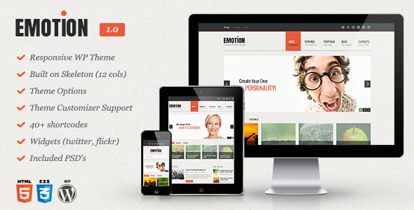 ThemeForest Emotion Responsive WordPress Theme 5045605 ThemeForest Emotion Responsive WordPress Theme 5045605